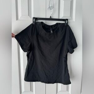 Skims Fits Everybody Black Stretch Cotton T-Shirt Women’s 2X Quiet Luxury Basics